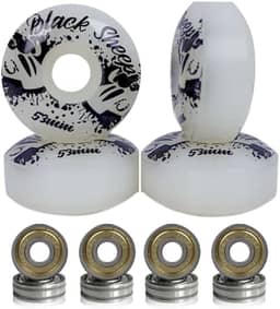 Roda Skate Black Sheep 53mm Dureza 95A com Rolamentos ABEC-5