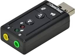 ADAPTADOR PLACA DE SOM USB 7.1 CANAIS VIRTUAL AUSB71 - VINIK