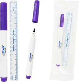 Marcador Caneta Cirurgica Esteril Com Régua