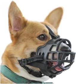 Focinheira De Silicone Para CãEs | ConfortáVel, Leve E AjustáVel | Ideal Para Uso DiáRio E Passeios(G-4)