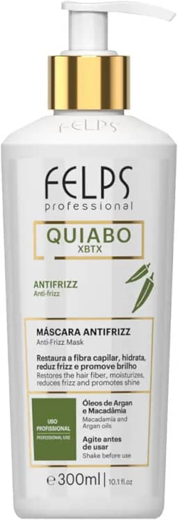 Xbtx Quiabo Okra Alinhamento Capilar, Felps, 300 Ml