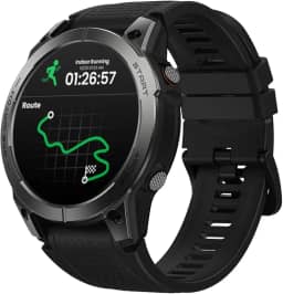 Zeblaze Smart Watch Stratos 3 Pro Relogio Inteligente Masculino Relógio Inteligente, GPS 100+, 5ATM a Prova d'Agua, Chamadas Bluetooth,Android Smart Watch for Android IOS