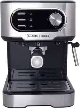 BLACK+DECKER Cafeteira Elétrica, Compatível com Cápsulas Nespresso e Dolce Gusto, Até 2 Xícaras de Café Simultâneas, 220 V, Modelo CE1100G-B2