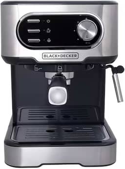 BLACK+DECKER Cafeteira Elétrica, Compatível com Cápsulas Nespresso e Dolce Gusto, Até 2 Xícaras de Café Simultâneas, 220 V, Modelo CE1100G-B2
