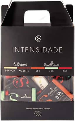 Caixa Intensidade Tabletes 150g Cacau Show