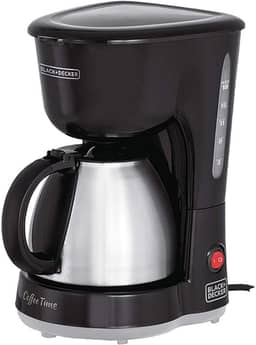 BLACK+DECKER Cafeteira Elétrica com Jarra em Inox CM15 ‎600W 110V