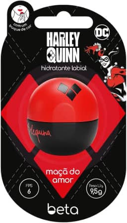 Beta Hidratante Labial com Cor - Arlequina Maçã Do Amor Vermelho 9,5g