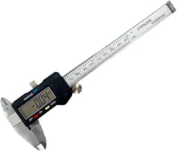 Paquímetro Digital NYBC 150mm Aço Inoxidável Com Bateria E Estojo