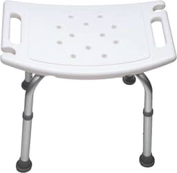 Banco ou cadeira de banho SEM encosto - Supermedy - BB, Bege