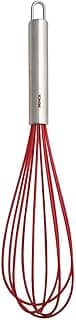 Batedor Manual Fio Silicone Brinox Vermelho 30cm