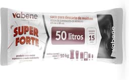 50L Preto 63X80Cm 40 Micras