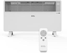 Aquecedor Elétrico EOS Comfort Heat com Painel Digital para Piso e Parede com Tecnologia Convector 1500W EAQ04 110V