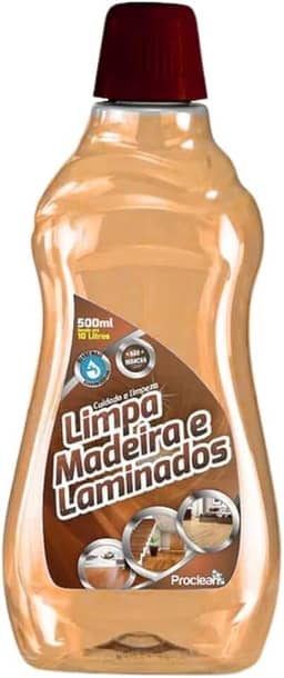 Limpa Madeira e Laminados, Limpador para Superfícies Laminadas, 500ml