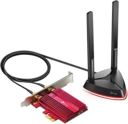 TP-Link Cartão WiFi 6 AX3000 PCIe WiFi (Archer TX3000E), até 2400 Mbps, Bluetooth 5.2, 802.11AX adaptador sem fio de banda dupla com MU-MIMO, OFDMA, latência ultrabaixa, suporta apenas Windows 11, 10