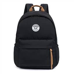 Mochila Cavalera Preta Masculina Casual Escolar Notebook Moderna Resistente