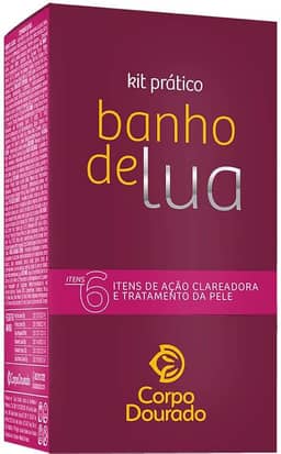 Corpo Dourado Banho de Lua - Kit Prático Pelos Dourados Tradicional (6 Itens)