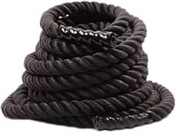 Corda Naval 9m de comprimento 38mm de espessura para Exercícios Academia Cross com Proteção Mãos Premium Rubber Fit