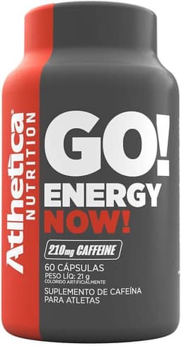 Atlhetica Nutrition Energy Now - Cafeína 210Mg (60Caps)