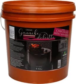 Cobertura Ganache Meio Amargo 4Kg Dleite - Festpan