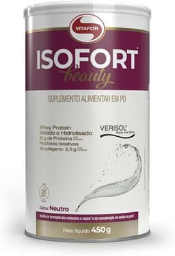 Vitafor - Whey Isofort Beauty - 450g - Neutro