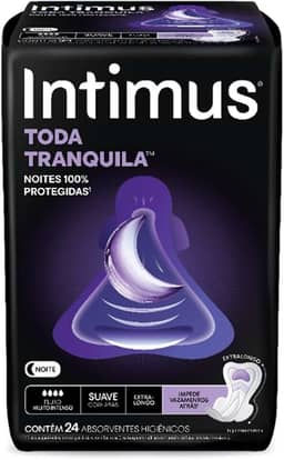 Absorvente Intimus Toda Tranquila Noite - 24 unidades