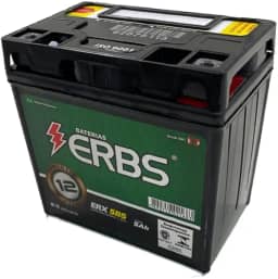 Bateria AGM SELADA ERBS de 5Ah para Titan 150 / Titan 160 / BIZ/POP/Cargo, Premium, 12V (Preto)