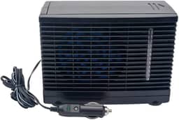 Ar condicionado de carro portátil de 12 V, painel universal AC ventilador de refrigeração para carro sopra ar frio com plugue de isqueiro apto para veículos, caminhão, trailer, SUV, barco