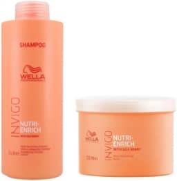Kit Shampoo e Máscara Wella Nutri Enrich Invigo