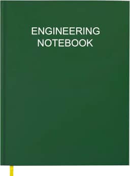 Caderno de engenharia/caderno de papel milimetrado de engenheiro - (formato de grade de 0,63 cm), caderno de laboratório, livro pautado quádruplo com páginas de grade: Índice para química