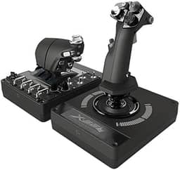 Controlador de Simulação RGB com Manete e Acelerador X56 H.O.T.A.S.