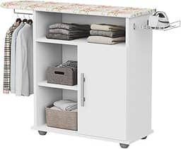 Tabua Para Passar Roupa Com Organizador Prateleiras 1 Porta E&A