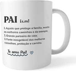 Caneca Pai Definição – Presente Carinho e Gratidão