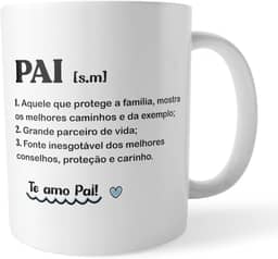 Caneca Pai Definição – Presente Carinho e Gratidão
