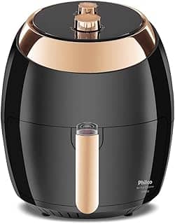 Fritadeira Air Fryer Philco Chrome 6,5 Litros Preta - 110v
