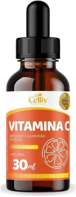 Vitamina C em Gotas 30ml Celliv