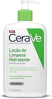 CeraVe, Loção de Limpeza Hidratante de Banho, Sem Espuma,
