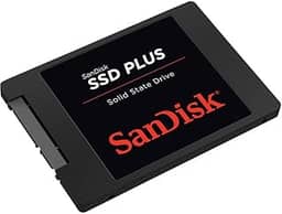 SanDisk SD Plus, 480GB, SATA, Leitura 535MB/s, Gravação 445MB/s, SDSSDA-480G-G26, Preto