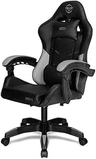 Cadeira Gamer TGT Heron M | Preto | Reclinável 90–125° | Espuma Moldada Alta Densidade | Pistão Classe 4 | TGT-HRM-BK02