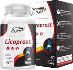 Licoprost Suplemento Alimentar Licopeno + Vitaminas e Minerais 60 cápsulas de 500mg
