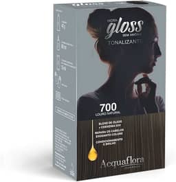 AcquaFlora Kit Acquaflora Hidra Gloss 700 Louro Natural - Tonalizante