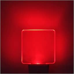 U4GLORY Pacote com 2 lâmpadas noturnas vermelhas, luz noturna vermelha de 0,5 W com sensor do crepúsculo ao amanhecer, luz noturna de LED liga/desliga automática na parede, perfeito para quarto de