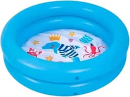 Piscina Infantil Inflável para com Estampa Marinha 46 Litros Azul