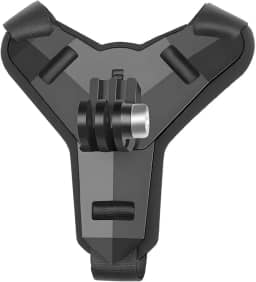 Suporte Capacete Queixo Compatível com GoPro SJCAM e Câmeras Similares Preto