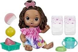 Baby Alive, Boneca Bebê Hora do Suco, Cabelos Castanhos