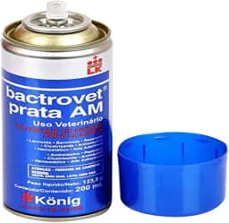Bactrovet Prata AM - Repelente, Cicatrizante, Hemostático e Antisséptico, para tratamento e prevenção de feridas acidentais e cirúrgicas - 200mL