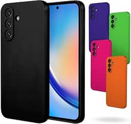 Capa Capinha Compatível Samsung Galaxy A26 Silicone Aveludada Ultra Fina e Resistente (ROXO)