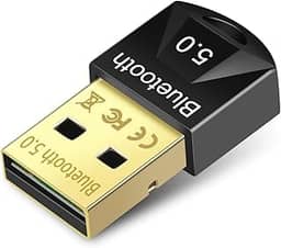Adaptador Receptor Bluetooth 5.0 Usb Wireless Transmissor para Computador Pc Fone de Ouvido Impressora Notebook Laptop Gamepad Mouse Teclado Auto-falantes Win 10/8.1/8/7/Xp