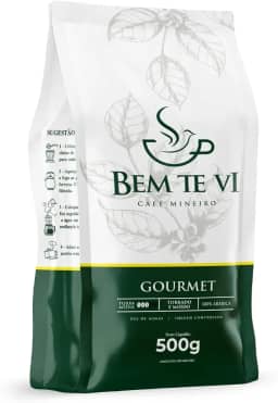 Café Gourmet Torrado e Moído, 500g - Sul de Minas - 100% Arabica - Torra Média | Bem Te Vi
