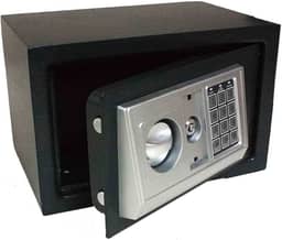 Cofre Eletrônico Digital Segredo Senha 30x20x20cm Chave Aço