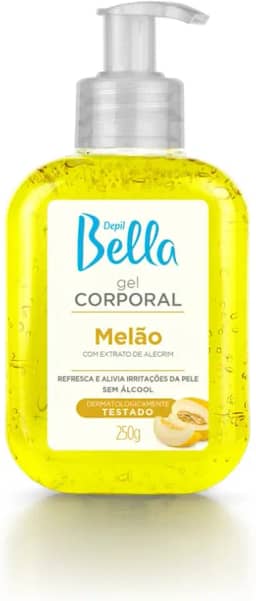 Depil Bella - Gel Hidratante Corporal Melão Alívio das Irritações da Pele 250g